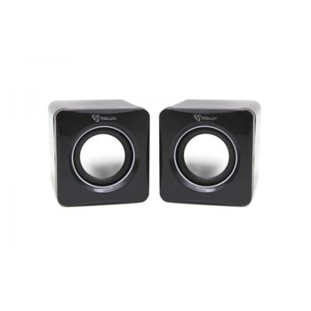 Тонколони SBOX SP-02, 2.0, 6W(2x 3W), USB, 3.5mm jack, черни | JAR Computers SBOX SP-02