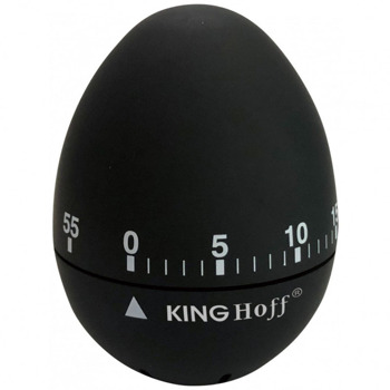 Кухненски таймер Kinghoff KH 1620, 60х75мм, стомана, черен image