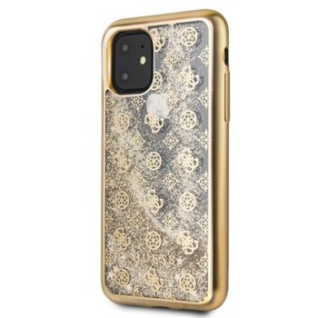 Guess Peony Liquid Glitter iPhone11 GUHCN61PEOLGGO