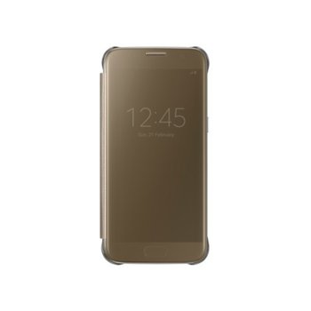 Samsung Galaxy S7, Clear View Cover, Gold