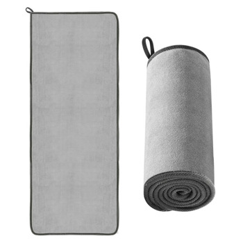 Микрофибърна кърпа Baseus Microfiber Towel (CRXCMJ-B0G), за почистване на автомобил и всякакви видове повърхности, 180x60 см, сива image