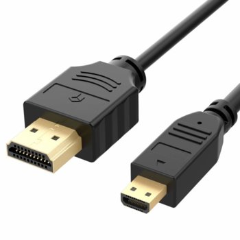 Кабел Bravas, от HDMI(м) към micro HDMI(м), 5m, черен | JAR Computers Bravas HDMI - micro HDMI 5m 113539