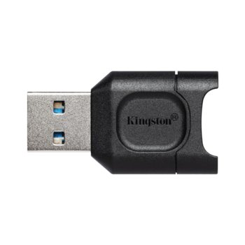 Четец за карти Kingston MobileLite Plus, USB 3.2, micro SD/micro SDXC/micro SDHC, черен image