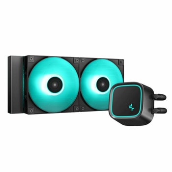 Водно охлаждане за процесор DeepCool LE500 MARRS, съвместимост със сокети LGA 1700/1200/1151/1150/1155 & AMD AM5/AM4 | JAR Computers DeepCool LE500 MARRS R-LE500-BKLNMG-G-1
