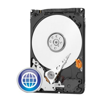 Твърд диск 750GB, WD Blue, SATA 6Gb/s, 5400rpm, 8MB, 2.5" (6.35 cm) | JAR Computers 750GB WD Blue SATA3 5400rpm WD7500BPVX