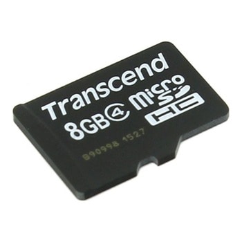 Transcend 8GB microSDHC Class 4 + Adapter TS8GUSDC