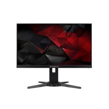 Монитор Acer Predator XB252Qbmiprzx (UM.KX2EE.001), 24.5" (62.23 cm), TN панел, Full HD, 1ms, 100 000 000:1, 400 cd/m2, DisplayPort, HDMI, USB | JAR Computers Acer Predator XB252Qbmiprzx UM.KX2EE.001