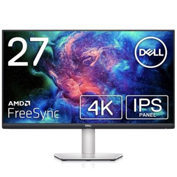 Монитор Dell S2721QS, 27" (68.58 cm) IPS панел, Ultra HD, 4ms, 350cd/m2, 2x HDMI, DisplayPort image