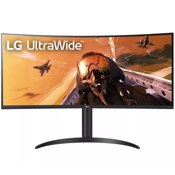 Монитор LG 34WP75CP-B, 34" (86.36cm) VA Curved панел, 160Hz, UWQHD, 5ms, 300cd/m2, DisplayPort, HDMI, USB | JAR Computers LG 34WP75CP-B