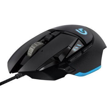Мишка Logitech G502 Proteus Core, лазерна (200-12000dpi), 11 програмируеми бутона, тежести, USB | JAR Computers Logitech G502 Proteus Core