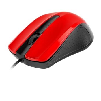 uGo Mouse UMY-1214 optical 1200DPI, Red-Black