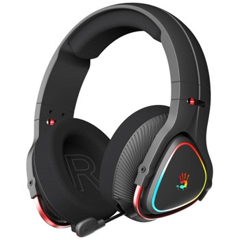 Слушалки Bloody MR710, безжични, Bluetooth, микрофон, подсветка, черни | JAR Computers Bloody MR710