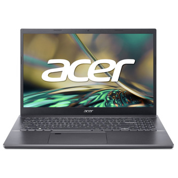 Лаптоп Acer Aspire 5 A515-57-74Q1 (NX.KN4EX.005)(сив), десетядрен Intel Core i7-12650H 2.3/4.7GHz, 15.6" (39.62cm) Full HD дисплей, (HDMI), 16GB DDR4, 1TB SSD NVMe, 1x USB-C, Free DOS, 1.77kg | JAR Computers Лаптоп Acer Aspire 5 A515-57-74Q1 NX.KN4EX.005