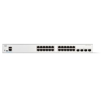 Суич Cisco C1300-24T-4G, 1000Mbps, 28 порта, 24x 10/100/1000Mbps RJ45, 4x 10/100/1000Mbps SFP | JAR Computers Cisco C1300-24T-4G