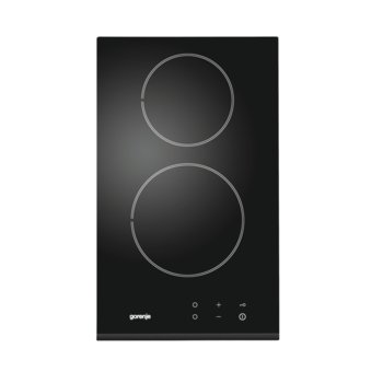 Стъклокерамичен плот GORENJE ECT 310 CSC, 3000 W, Сензорно управление, 2 нагревателни зони, BoilControl, ChildLock, Индикатор за остатъчна топлина, черен | JAR Computers GORENJE ECT 310 CSC