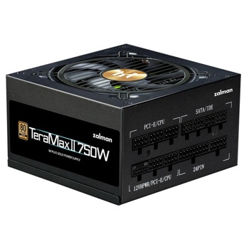 Захранване Zalman TeraMax II, 750W, Active PFC, 80 Plus Gold, 120mm вентилатор | JAR Computers Zalman TeraMax II 750W ZM750-TMX2