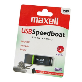 32GB USB Flash, MAXELL Speedboat