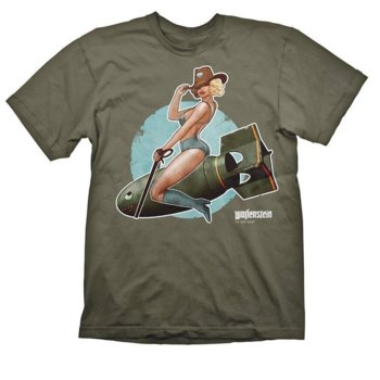 Тениска Gaya Entertainment Wolfenstein Pin-Up, размер S, зелена | JAR Computers Gaya Entertainment Wolfenstein Pin-Up S