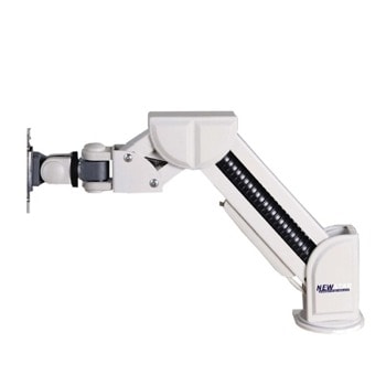 Стойка за монитор NewStar FPMA-D600, за плот, за екрани от 10" до 30", VESA до 100 x 100, макс. тегло до 10кг., регулируема, сива | JAR Computers NewStar FPMA-D600
