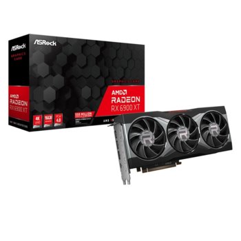 Видео карта AMD Radeon RX 6900 XT, 16GB, ASRock Radeon RX 6900 XT, PCI-E 4.0, GDDR6, 256-bit, DisplayPort, HDMI, USB Type C | JAR Computers Asrock Radeon RX 6900 XT, 16GB, GDDR6