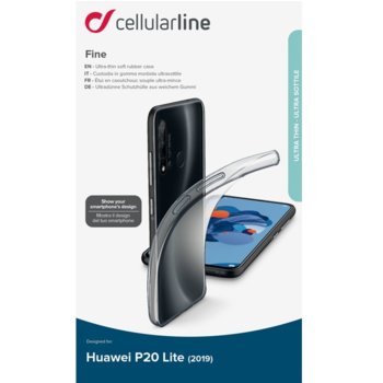 Cellular Line Fine for Huawei P20 Lite 2019 transp