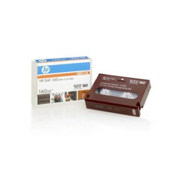 DAT КАСЕТА HP C8011A, DAT, 8mm/150m, 160GB | JAR Computers HP DAT 160 160GB Data Cartridge