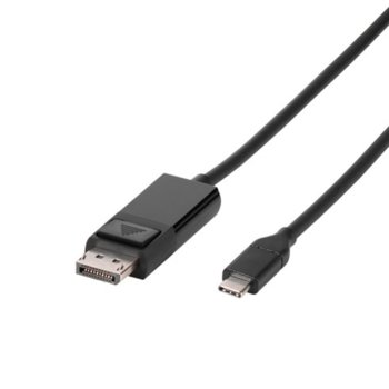 Кабел Vivanco 45527, от USB Type C(м) към DisplayPort(м), 1.5m, черен | JAR Computers Vivanco USB Type-C към DisplayPort 1.5м 45527