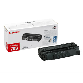 Тонер касета за Canon LBP 3300 - Black - P№ CR0266B002AA - CRG-708 - заб.: 2500 к. | JAR Computers КАСЕТА ЗА CANON LBP 3300 - Black