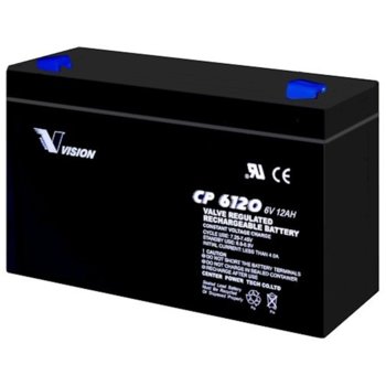 VISION CP6120 F2 Акумулаторна батерия 6 V 12 Ah
