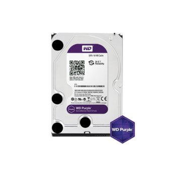 Твърд диск 6TB WD Purple NV, SATA 6Gb/s, 5400rpm, 64MB, 3.5"(8.89 cm) | JAR Computers HDD 6TB SATAIII WD Purple NV WD6NPURX