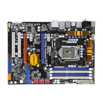 Дънна платка ASRock P55 Pro, P55, LGA1156, DDR3, 2xPCI-E (CF), SB7.1, Lan1000, SATA RAID 0,1,5,10, eSATA, 2x1394, ATX | JAR Computers ASRock P55 Pro