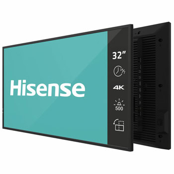 Публичен дисплей Hisense 32DM66D, 32" (81.28 cm) Full HD, HDMI, USB, USB-C, WiFi, Bluetooth, LAN | JAR Computers Hisense 32DM66D