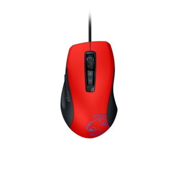 Мишка ROCCAT Kone Pure Color - Hellfire Red, лазерна (200-8200dpi), подсветка, USB, червена, гейминг | JAR Computers ROCCAT Kone Pure Color - Hellfire Red