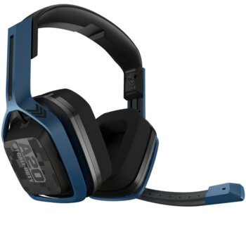 Слушалки Astro A20 Gen 1 Call of Duty (939-001564), безжични, микрофон, с включен трансмитер, геймърски, 5.0 GHz, 40mm драйвери, за PS4/PC, черни/сини | JAR Computers Astro A20 Call of Duty Gen 1 PS4 939-001564