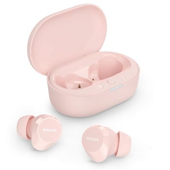 Слушалки Philips TAT1209PK/00, безжични, Bluetooth, микрофон, до 6 часа време на работа, IPX4 защита, розови | JAR Computers PHILIPS TAT1209PK/00