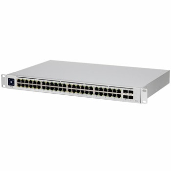 Суич Ubiquiti UniFi Switch USW-48-POE-EU, 48 порта, 48x 10/100/1000 Mbps PoE, 4x SFP | JAR Computers Ubiquiti USW-48-POE-EU