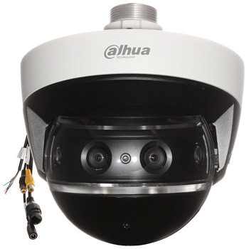 IP камера Dahua IPC-PDBW8800-A180-H-E4-AC24V, куполна камера, 2MPix(4096x1800@25fps), 4x 3mm обективи, H.265+/H.265/H.264+/H.264, IR осветеност (до 30м), външна IP67/IK10, PoE+, microSD до 128GB | JAR Computers Dahua IPC-PDBW8800-A180-H-E4-AC24V