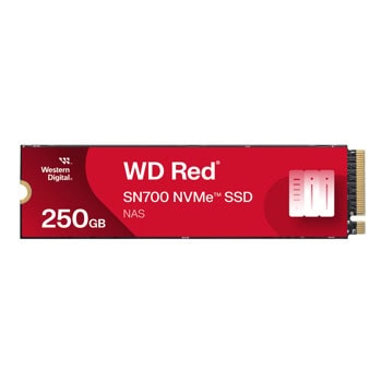 Памет SSD 250GB Western Digital Red SN700 (WDS250G1R0C-68BDK0), NVMe, M.2 (2280), скорост на четене до 3100MB/s, скорост на запис до 1600MB/s | JAR Computers Western Digital Red SN700 WDS250G1R0C-68BDK0
