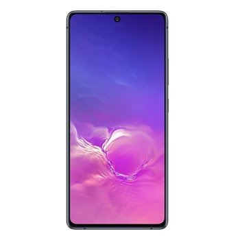 Смартфон Samsung Galaxy S10 Lite (черен), поддържа 2 sim карти, 6.7" (17.01 cm) Full HD+ Super AMOLED Plus, осемядрен Qualcomm SM8150 (1x 2.84GHz & 3x 2.42GHz & 4x 1.78GHz), 8GB RAM, 128GB Flash памет (+microSD), 48 + 12 + 5 & 32 Mpix, Android, 186g | JAR Computers Samsung Galaxy S10 Lite SM-G770FZKDBGL