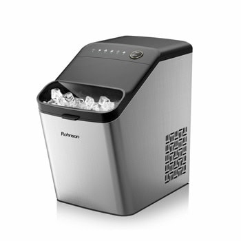 Ледогенератор Rohnson R-40015, 15кг. дневен капацитет, функция за автоматично почистване, сребрист | JAR Computers Rohnson R-40015
