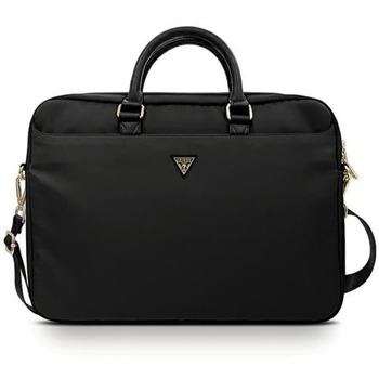 Чанта за лаптоп Guess Triangle Logo Laptop Bag (GUCB15NTMLBK), до 16" (40.64 cm), черна | JAR Computers Guess Triangle Logo Laptop Bag GUCB15NTMLBK
