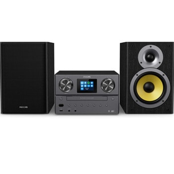 Микро аудио система Philips TAM8905/10, 100W, Bluetooth, Wi-Fi, FM, USB, черна | JAR Computers Philips TAM8905/10