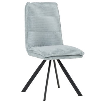 Трапезен стол Carmen ELY N, до 120kg., дамаска, прахово боядисана метална база, светлосин | JAR Computers Carmen 3532394