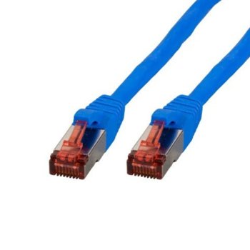 Пач кабел EFB K5513.1.5, SFTP, cat.6, 1.5m, син | JAR Computers Пач кабел Cat.6 1.5m SFTP син EFB