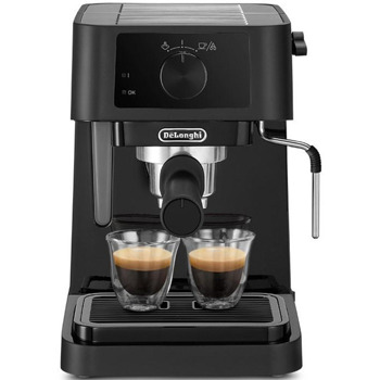 Кафемашина еспресо DeLonghi EC230.BK, 1100W, 15 bar, 1 л. обем на резервоара за вода, 2 филтъра, автоматично изключване, черна | JAR Computers DeLonghi EC230.BK