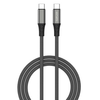 Кабел 4smarts PremiumCord 456266, от USB C(м) към USB C(м), 1.5m, 100W, черен | JAR Computers 4smarts PremiumCord 456266