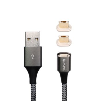 4smarts Magnetic USB Cable GRAVITYCord 2.0 MICRO