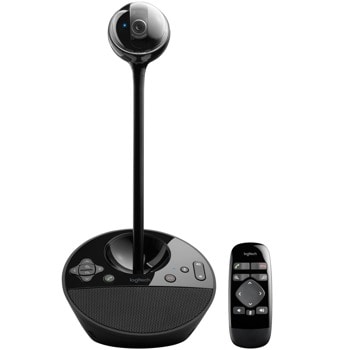 Конферентна камера Logitech BCC950, Full HD 1080p, високоговорител с отмяна на ехо и шум, многопосочен микрофон с диаметър до 2.4m | JAR Computers Logitech BCC950 ConferenceCam
