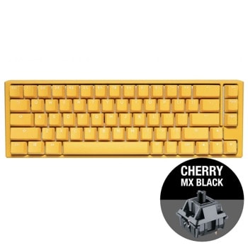 Клавиатура Ducky One 3 Yellow SF 65 MX Black