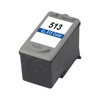 Касета за Canon Pixma IP2700/IP2702/MP230/MP235/MP240/MP250/MP252/MP260/MP270/MP272/MP280/MP282/MP330/MP480/MP490/MP492/MP495/MP499/MX3x0/MX410/MX420 - C/M/Y - CL-513 - HCL-513 - Неоригинална, Заб.: 350 брой копия | JAR Computers C/M/Y CL-513